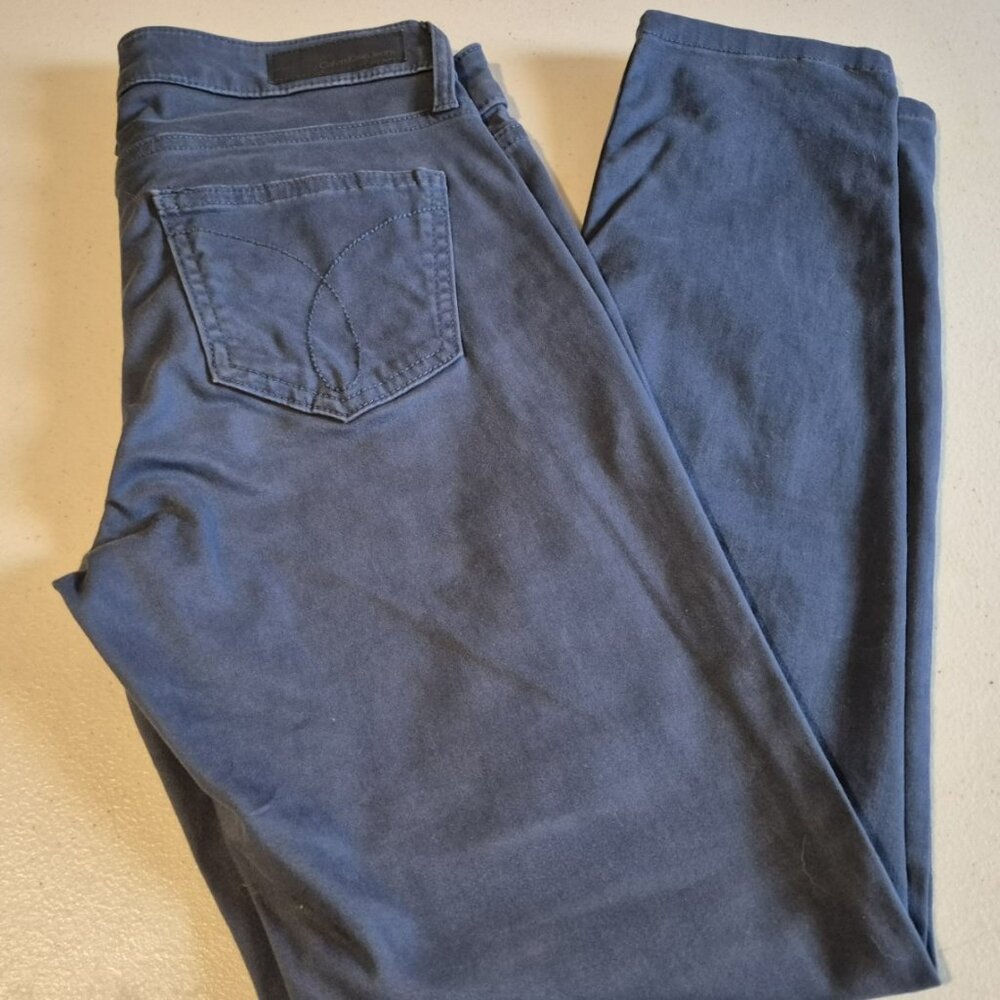 Calvin Klein Ankle Skinny Jeans Stretch Blue